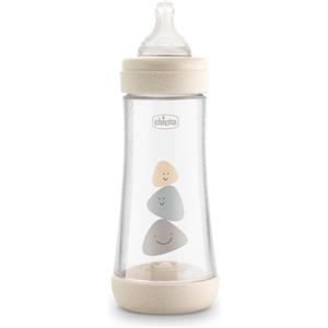 CHICCO (ARTSANA SpA) Chicco Biberon Perfect 5 +4 Mesi Flusso Veloce Silicone Beige 300ml