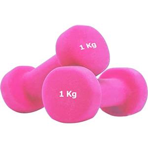 G5 HT SPORT Manubri O Manubrio in Neoprene da Palestra E Home Gym Antiscivolo da 0.5 a 6 kg Coppia O Singolo (2 x 1 kg)