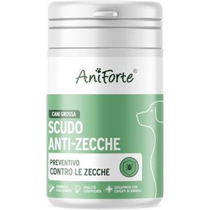 AniForte protezione zecche per cani 35-50 kg, 60 capsule - scudo naturale contro zecche e parassiti, protezione antiparassitaria, antiparassitario e repellente zecche