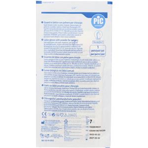 Pic Securfeel Guanti Chirurgici in Lattice Sterili con Polvere - Misura 7