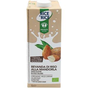 PROBIOS Bevanda di Riso alle Mandorle 1L - Senza Lattosio, Glutine e Zucchero Aggiunto