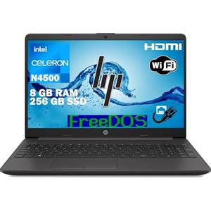 HP 250 G9 Notebook Laptop Portatile 15,6 Pollici - Processore Celeron Intel N4500-8GB RAM - 256 GB SSD - FreeDos