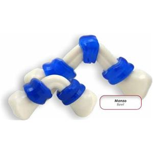 GimDog Interactive Bone - Gioco per Cani in Manzo da 12,5 cm, Robusto e Aromatico