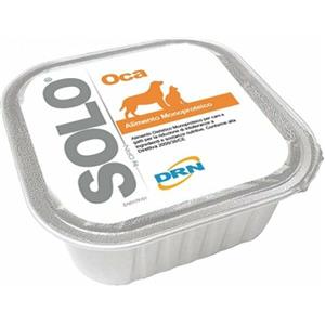DRN Solo Oca - Alimento Umido Monoproteico per Cani e Gatti - 100g Senza Conservanti e Coloranti