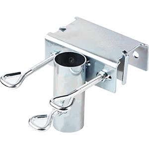 efuturetime Supporto Ombrellone da Balcone per Giardino, Porta Ombrellone Regolabile in Acciaio Zincato per Ringhiere Rettangolari, Utilizzabile per Balconi e Terrazze, Ø25-38mm