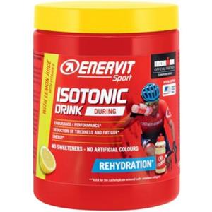 Enervit Sport Isotonic Drink Limone, barattolo 420 grammi - Granulato per la preparazione di bevande energetiche