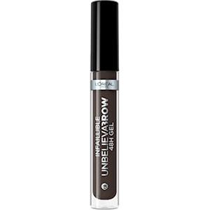 L'Oréal Paris Unbelievabrow, Gel per Sopracciglia a Lunga Tenuta Waterproof, Colore: Ebony (109), 3,4 ml