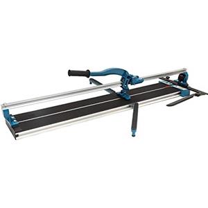 TOPWAY 1000mm Tagliapiastrelle Manuale Professionale con Guida di Scorrimento Singola e Guida Laser, Alluminio Base, per Taglio Precisione di Piastrelle in Gres Ceramica 347714