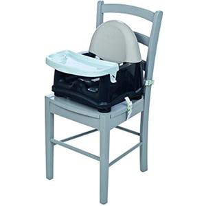 Safety 1st Easy Care Rialza Sedia per Bambini per Sedia da Tavolo, con Vassoio Incluso, Grigio (grey patches)