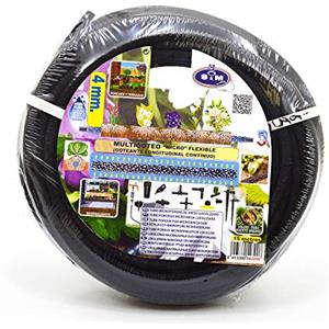 S&M Tubo microporoso per irrigazione a goccia 4/6 mm x 15 metri