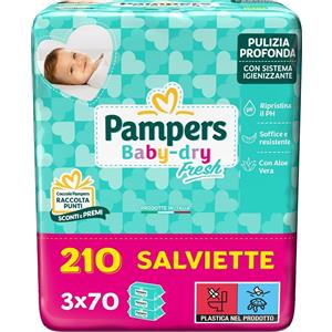 Fater Salviette Pampers Baby Fresh 210 salviette