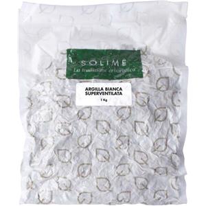 SOLIME' Srl Argilla Bianca Superventilata 1kg - Rimedio Naturale per Bellezza e Cura dei Capelli