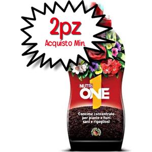 NUTRI ONE Concime Liquido Organico Minerale per Piante e Fiori - 500 ml, Formulazione Liquida con Estratti Vegetali e Microelementi