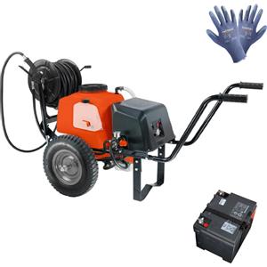 Stocker Pompa a Carriola 40L 10Bar - Batteria 12V Inclusa (301)