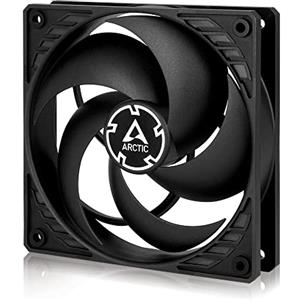ARCTIC P12-120 mm Ventola per PC, Ventola Silenziosa per CPU, Ventola Ottimizzata per la Pressione Statica, Velocità 1800 RPM, 0,3 Sone - Nero