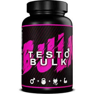 vs vitamin store Testosterone Uomo Massa Muscolare 120 Capsule Con Tribulus Terrestris Alto Dosaggio Arginina Fieno Greco Maca Peruviana Ashwagandha KSM-66, Integratore Testosterone Booster, Forza e Vigore, Testobulk