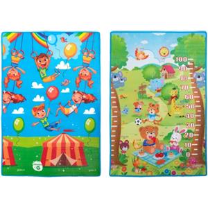 Globo Tappeto EPE Double Face 100x150 cm - Tappetone Morbido per i Primi Passi dei Bambini