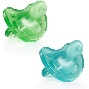 Chicco Succhietto Gommotto in Silicone 6-16m 2pz - Blue