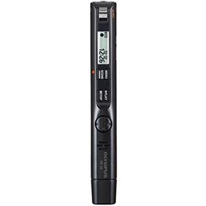 Olympus VP-20 Registratore Vocal Stereo di alta qualità con Microfono Omnidirezionale, Filtro Anti-rumorosità Funzionamento a una sola tasca, Presa per Micro/Auricolari, memoria da 8 GB, Nero