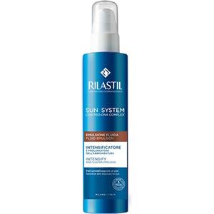Rilastil Sun System Emulsione Fluida Intensificatore e Prolungatore dell'Abbronzatura 200ml - Texture Leggera per Tutti i Tipi di Pelle