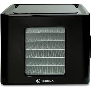 Nebula Disidratatore alimentare Nebula con 6 vassoi in acciaio inossidabile, Controllo touch a LED, Temperatura regolabile 35-70C, Timer di 48 ore, Essiccatore per alimenti Frutta, Veg, Carne, Funghi, Erba