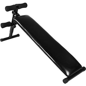 GORILLA SPORTS® Panca Addominali - Regolabile su 3 Livelli, Curl per Gambe, Carico Max: 120 kg - Panca Palestra, Casa, Attrezzi, Macchinari, Sit Up Addominali, Lombari, Dorsali, Allenamento, Fitness