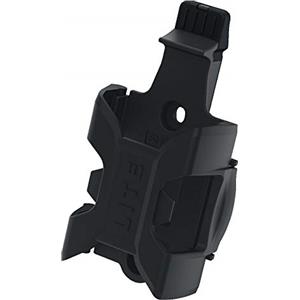 ABUS Porta lucchetto per bicicletta SH 6055K Bordo Lite - Porta lucchetto per il trasporto del lucchetto pieghevole, nero