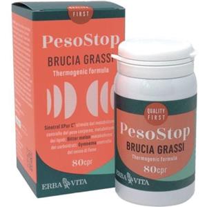 Erba Vita PESO STOP BRUCIA GRASSI 80 COMPRESSE