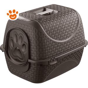 Bama Lettiera Privé Per Gatto (42x50x40cm) - Tortora