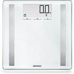 Soehnle Shape Sense Control 200 Pesa Persona Elettronica, Vetro di Sicurezza, 36 x 35 x 3.2 cm
