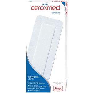 BOUTY Ceroxmed Dress Sensitive - Compresse Autoadesive Sterili Ipoallergeniche 10x25 cm