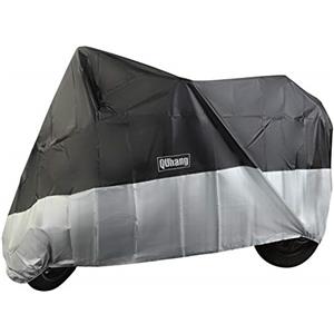 QEUhang Telo Coprimoto Impermeabile, Telo Moto da Esterno Interno, Teli per Moto Copertura Motorcycle Cover XL per Scooter Vespa Motorino - 245×105×125cm