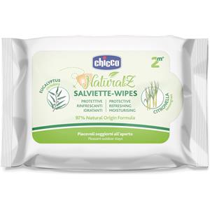 Chicco NaturalZ Salviettine Antizanzara Rinfrescanti e Protettive con Eucalipto e Citronella - 20 Pezzi