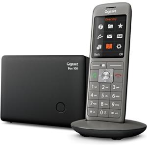 Gigaset CL660 - cordless con vivavoce, dispaly a colori, collegabile al PC tramite la porta micro USB, Nero [Versione Italiana]