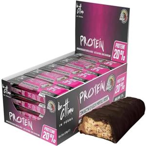Un-Attimo 1 Attimo in Forma | 24 Barrette Proteiche Bacche di Goji e Mirtilli Rossi 20% Protein Bar 50 grammi - Ricca di Fibre Snack Spuntino Ciclismo