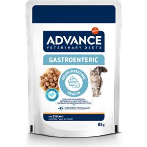 Affinity Advance Veterinary Diets Gastroenteric - Alimento dietetico completo per gatti, bustina da 85 g