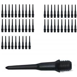 kwmobile 50x Punte per Freccette da Gioco - Filettatura 2BA - Punte di Ricambio in plastica Dura - Punte per freccetta tiro a Segno da Bar Pub - Darts Parts