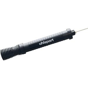 Uhlsport Pompa per palloni compatta a Due Vie per Calcio, Pallamano, Basket, ECC. Pompa a Doppia Corsa, Incluso ago della valvola