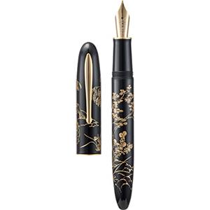erofa Hongdian N23 Black Rabbit Stilografica,Iridium Extra Fine Pennino Oro Fine,Nuovo Anno Lucky Rabbit Carving Design Liscio Scrittura Penna con Convertitore e Scatola di Metallo