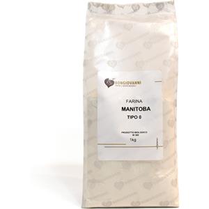 Bongiovanni Bontà Naturali Farina di Grano Tenero Tipo 0 Manitoba 1Kg BIO