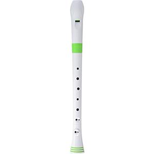 NUVO Flauto Dolce Soprano, Colore Bianco e Verde