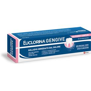Dompe' Farmaceutici Euclorina Gengive Gel 30 ml - Trattamento per gengive infiammate e sanguinanti con Ialuvance