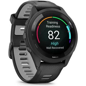 GARMIN Forerunner 265 nero Music cinturino in silicone nero grigio 010-02810-10