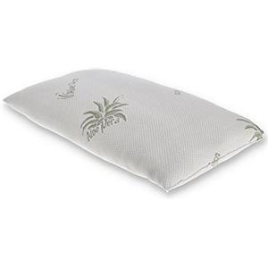 Casatessile Guanciale Traspirante Fibra Aloe Cuscino Letto Essenza Aloe Vera.