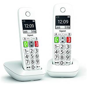 Gigaset Telefono fisso GIGASET E290 Duo Bianco
