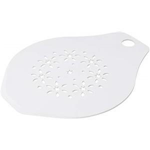 Dr. Oetker Paletta per torte Ø 36 cm, salvaporta da decorare, paletta per torte, decorazione di alta qualità per torte, utensili da cucina in plastica (colore: bianco), quantità: 1 pezzo