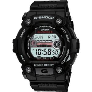 Casio G-SHOCK Orologio 20 BAR, Nero, con Ricezione Segnale Radio e Funzione Solare, Digitale, Uomo, GW-7900-1ER