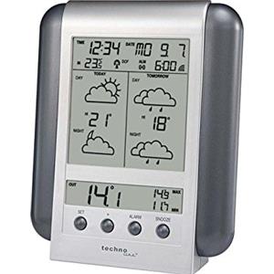 techno line WM 5412 Stazione Meteo, Grigio/Argento