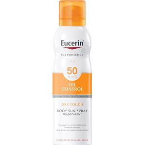 Eucerin Spray Solare Tocco Secco SPF 50 - 200 ml, Protezione UVA/UVB, Non Unge e Assorbimento Rapido