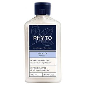 PHYTO Douceur Shampoo Delicato 250ml - Shampoo per tutti i tipi di capelli, uso frequente, con prebiotici